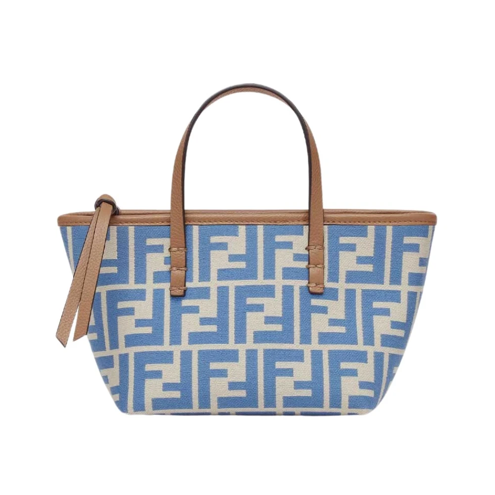 Fendi Mini Roll Beige Violet Sand Blue Dames