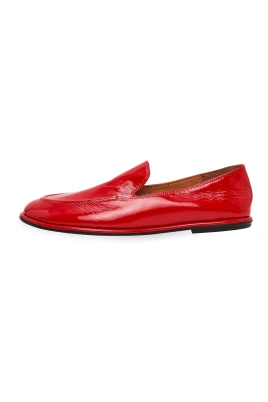 Mjuksteg Loafers i Läder