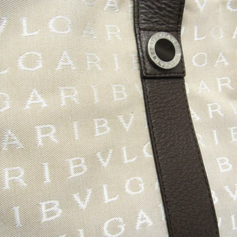 Bvlgari Vintage Pre-owned Canvas totes Beige Dames