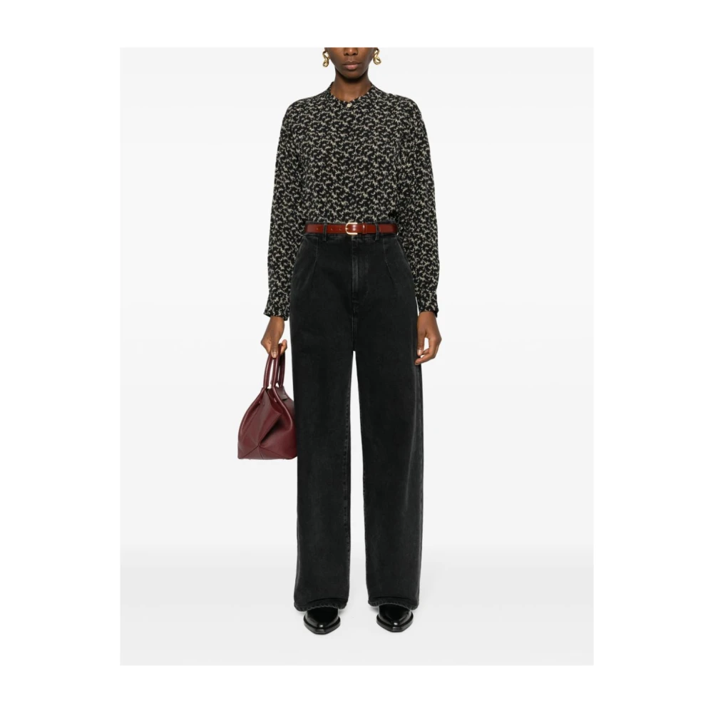 Isabel Marant Étoile Zwarte Shirts voor Vrouwen Black Dames