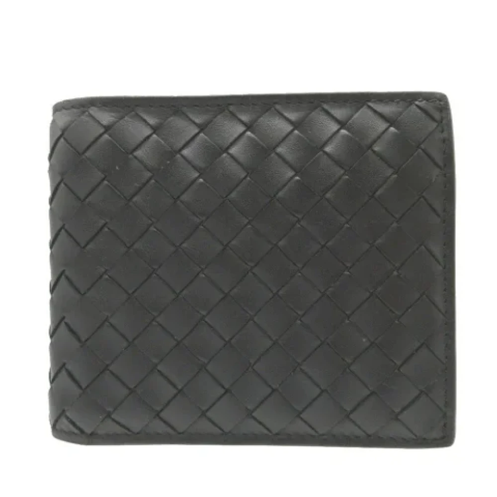 Bottega Veneta Vintage Pre-owned Leather wallets Black Heren