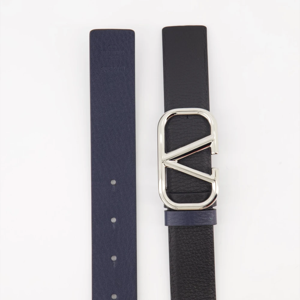 Valentino Garavani Omkeerbare VLogo Riem Black Heren
