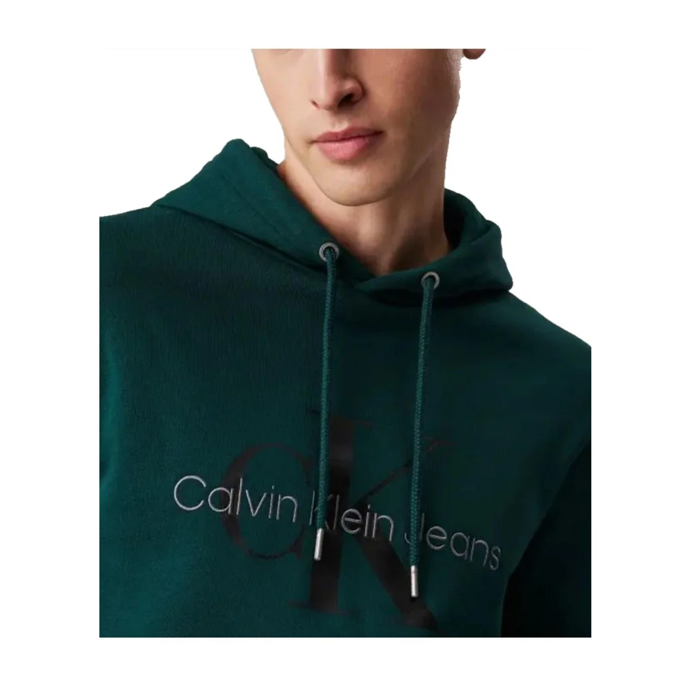Calvin Klein Seizoensmonoloog Hoodie Green Heren