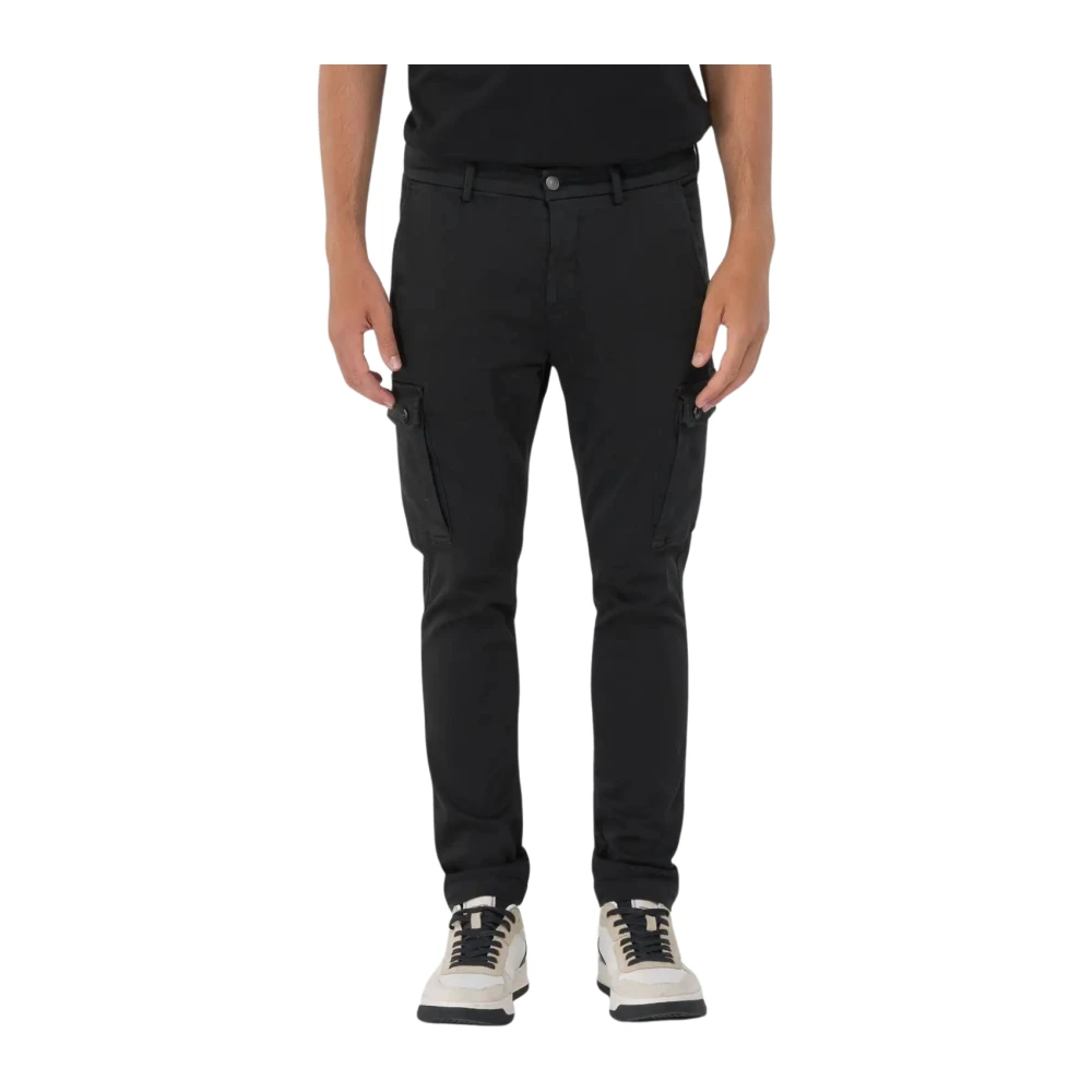 Replay Zwarte denim jeans Black Heren