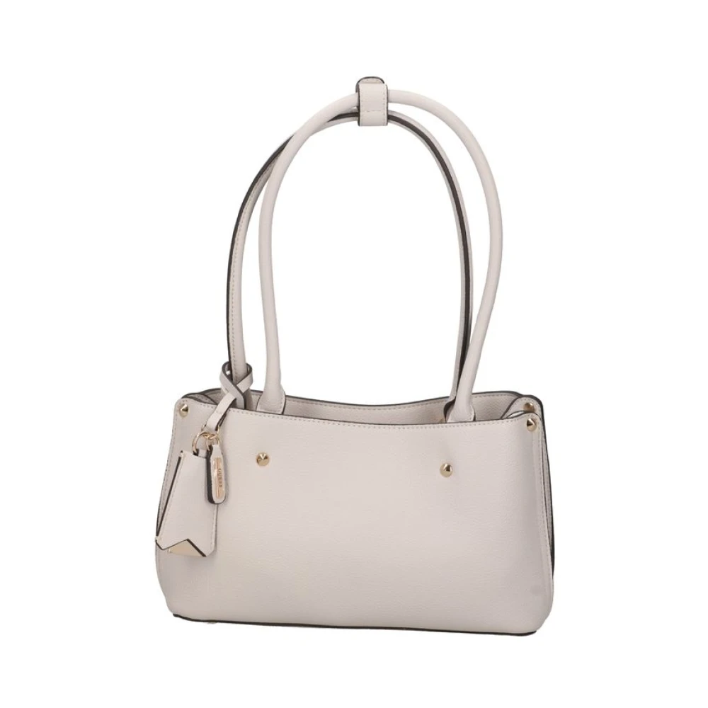 Guess Emiliya Girlfriend Schoudertas Ivory Beige Dames