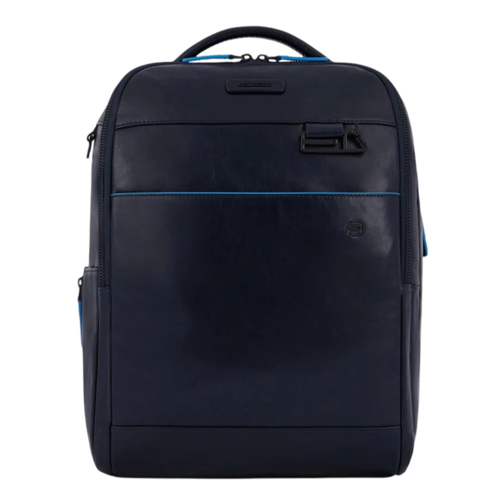 Piquadro Niebieski Torebki, One Size, Skórzany Plecak