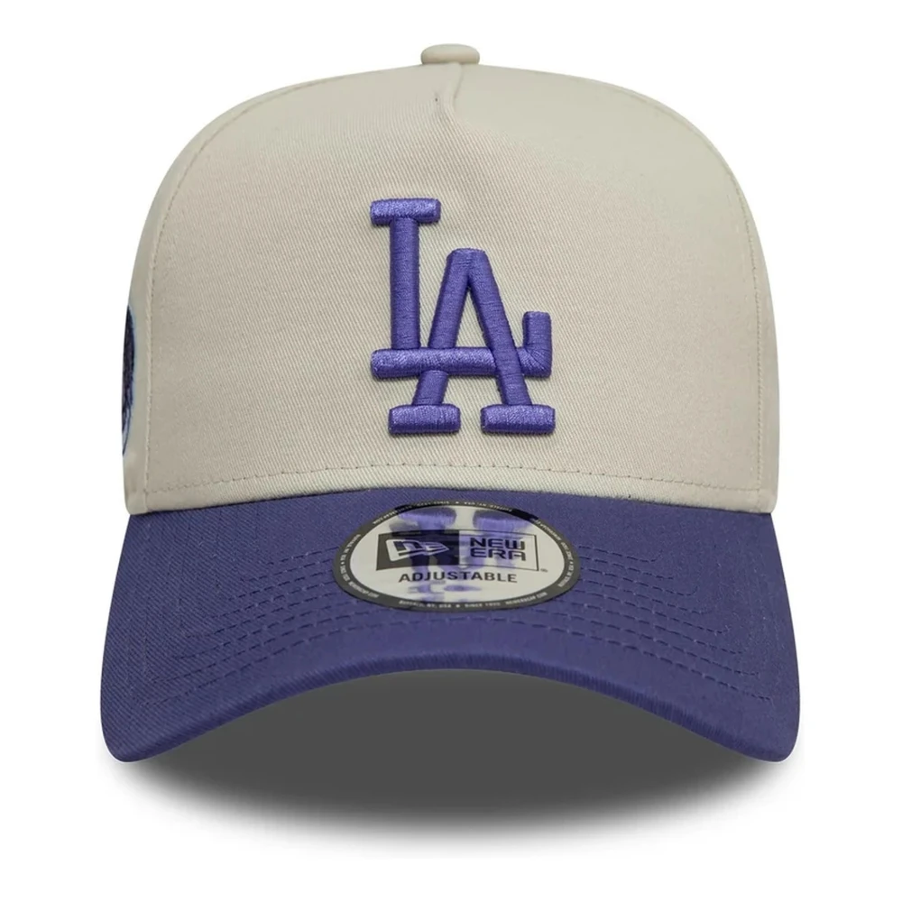 new era Beige Dodgers WS Patch Pet Beige Heren
