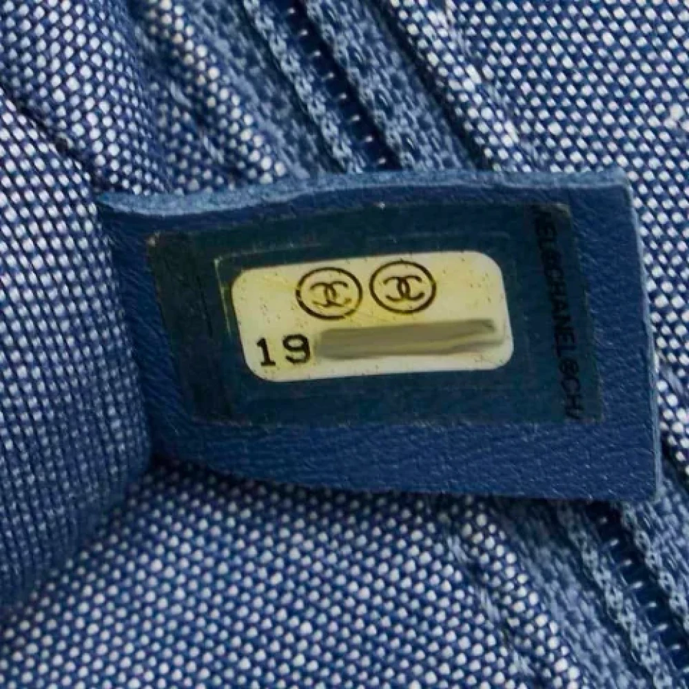 Chanel Vintage Pre-owned Denim chanel-bags Blue Dames