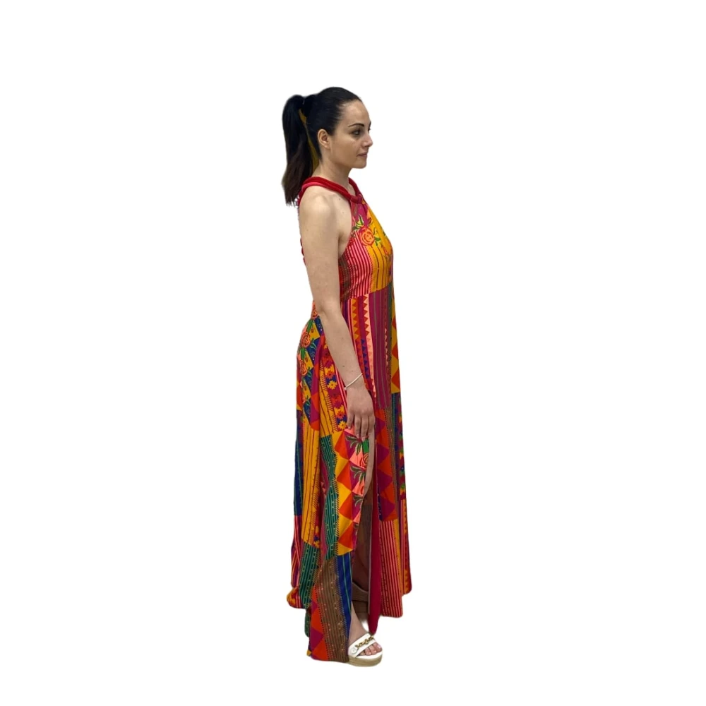 F**k Lange Jurk Multicolor Dames
