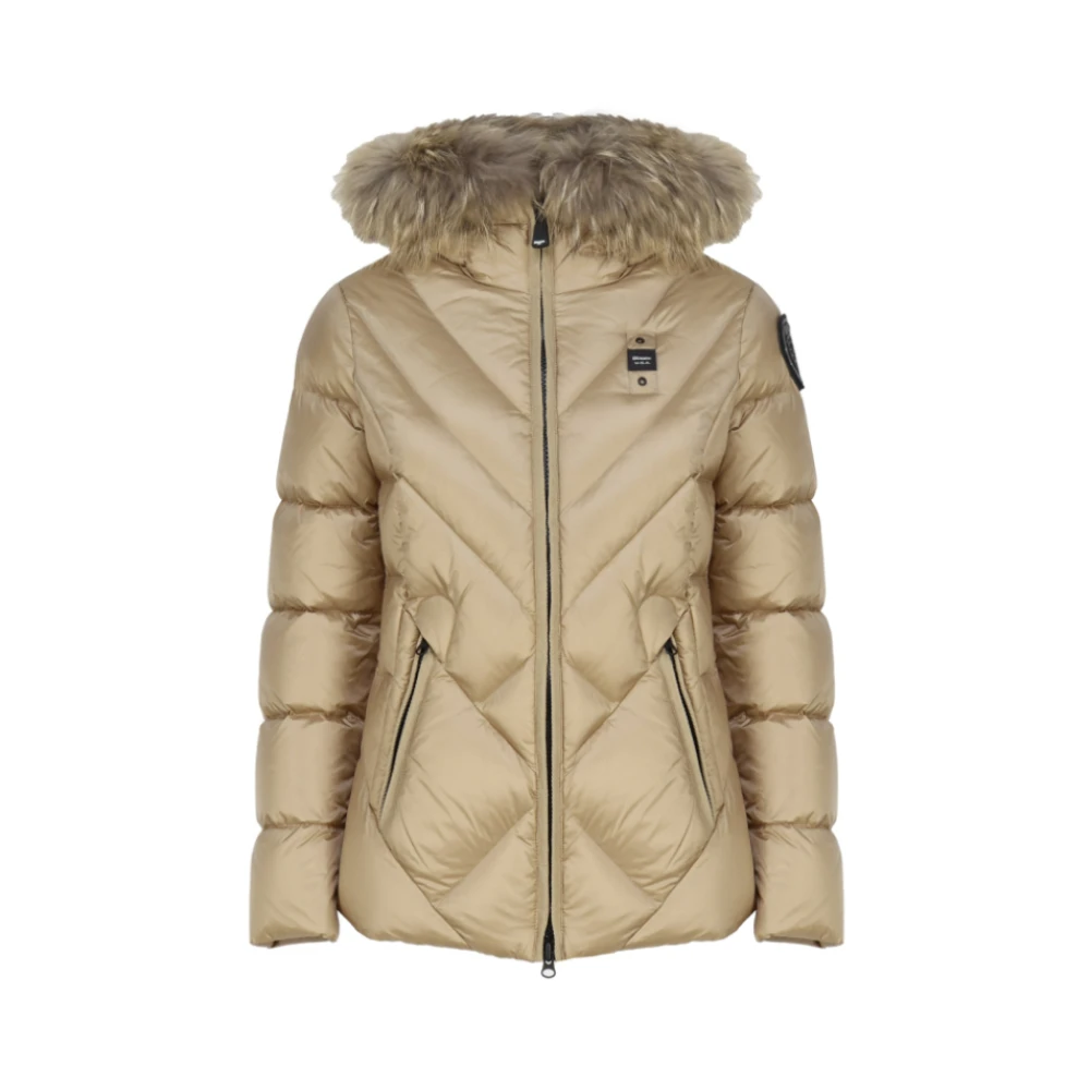 Blauer Stijlvolle Jassen Alicia Beige Dames