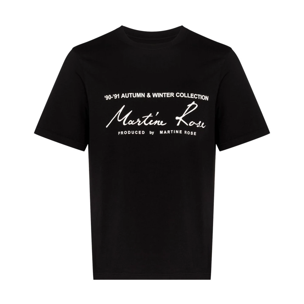 Martine Rose T-Shirts Black Heren