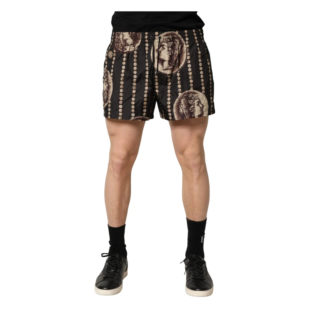 Dolce & Gabbana Men's Multicolor Swim Shorts - Beachwear - M - Swimwear