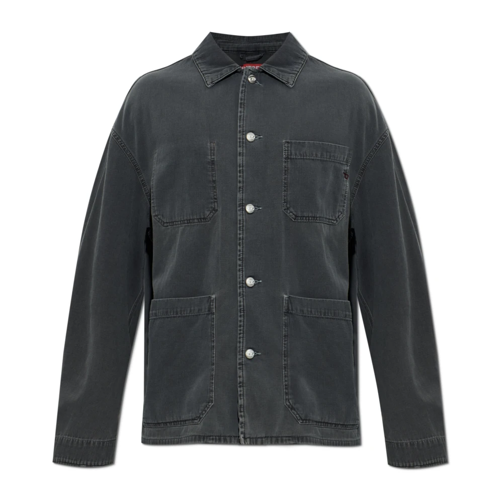 Diesel , Unisex, Jacken, Grau, Xl 