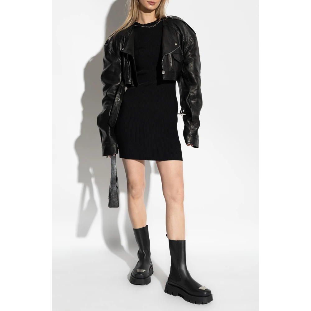Diesel Jurk M-Ango-Ls Black Dames