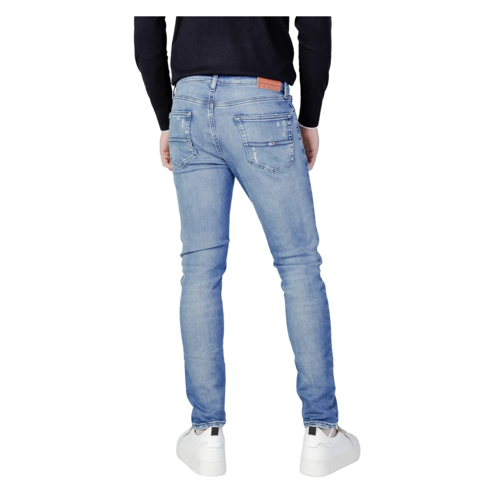 Tommy Jeans Regenerative Cotton Tapered Jeans Blue Heren