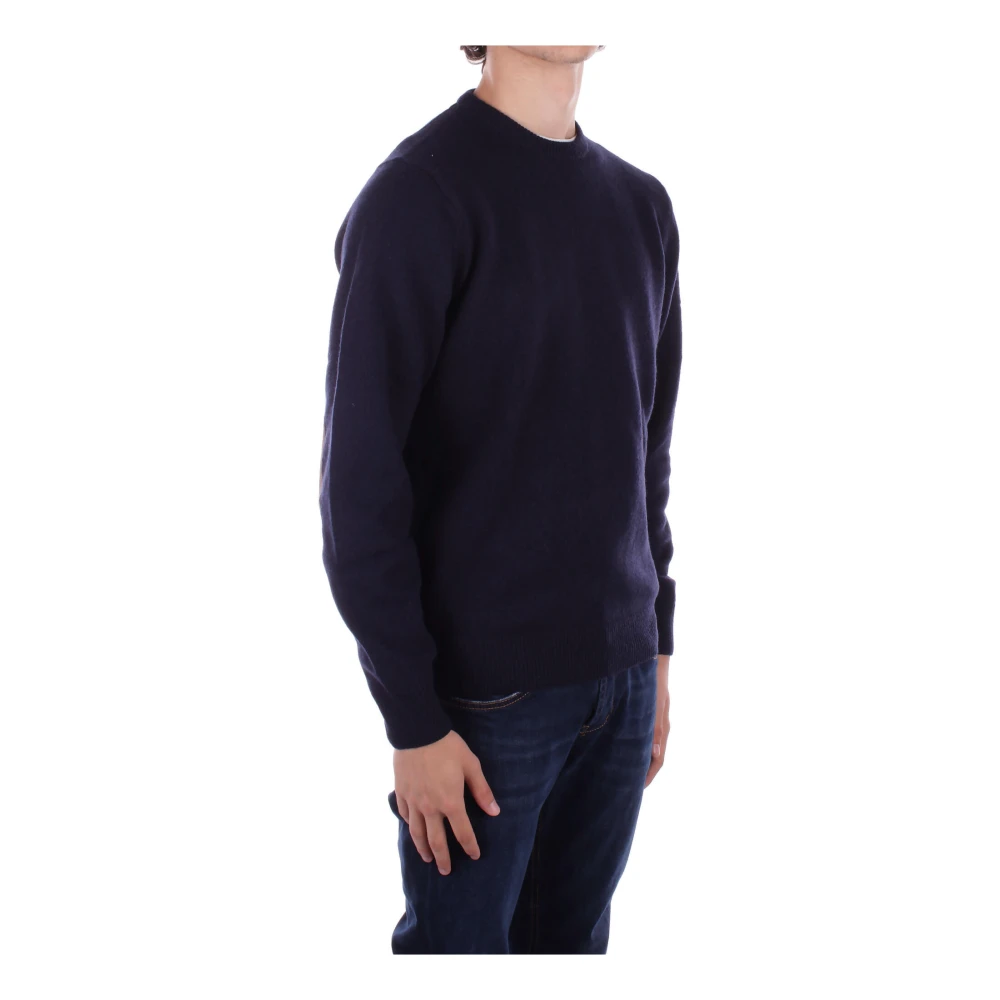 Barbour Blauwe Logo Front Sweater Blue Heren