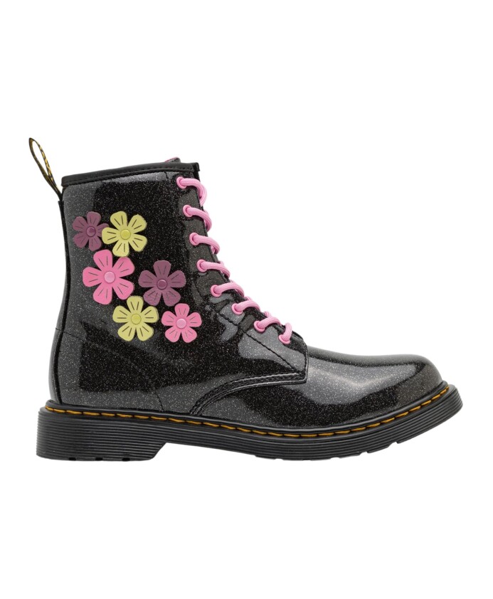 junior-1460-bottes-a-lacets-pailletees-et-appliques-de-fleurs