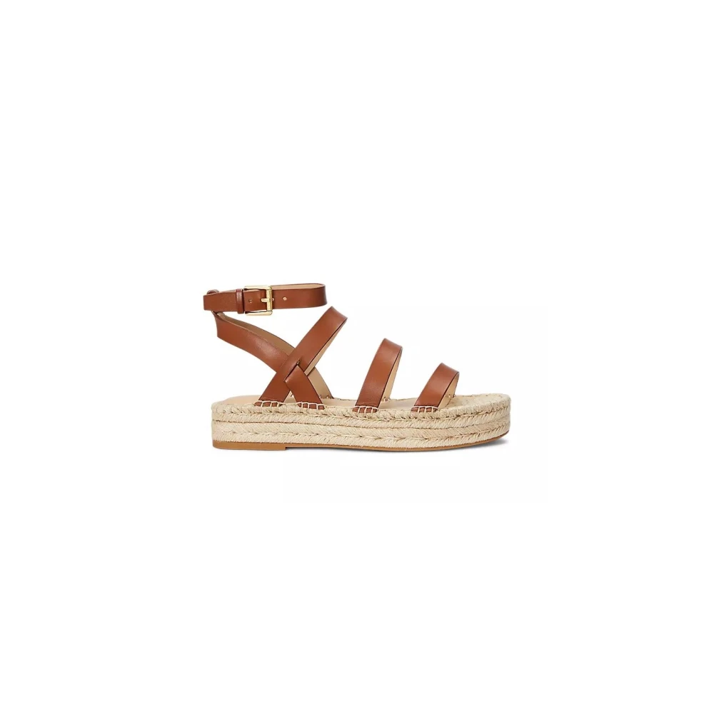 Ralph Lauren Kvinno Brun Skor Dam, 38 Eu, Jute, Espadriller