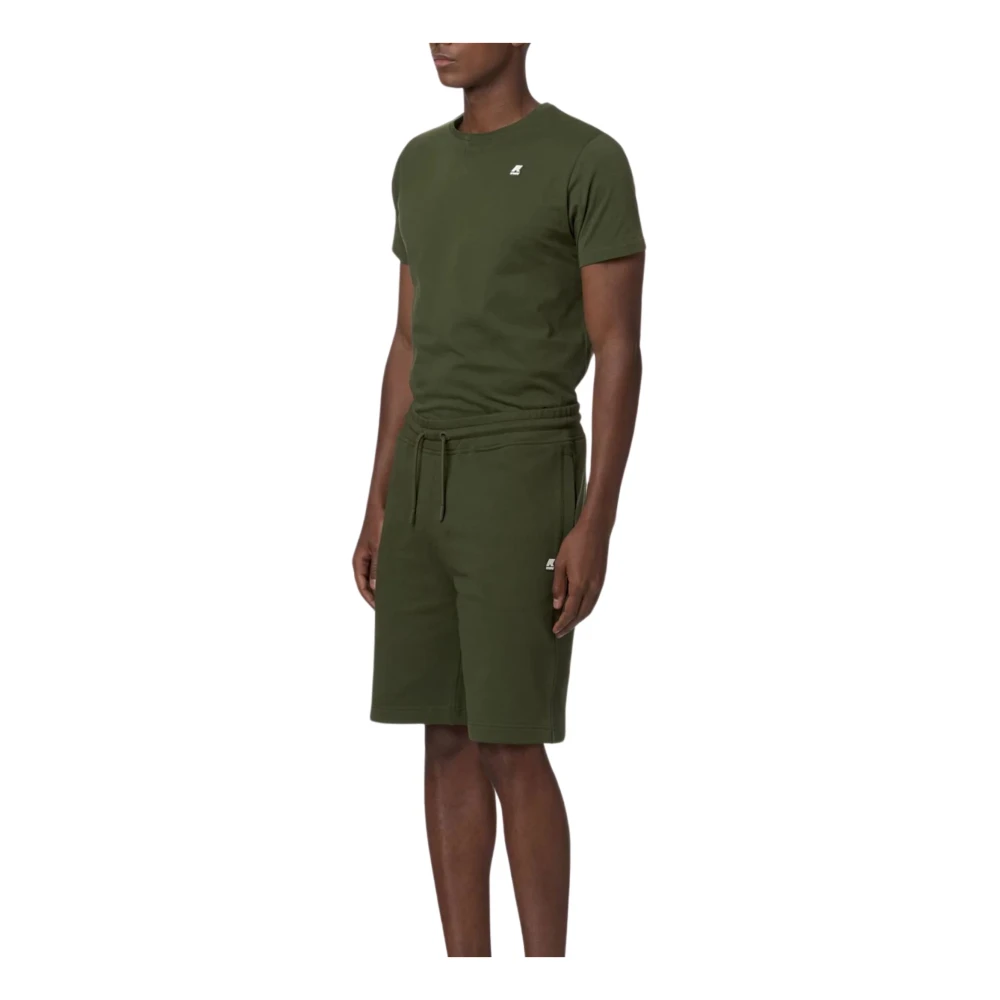 K-way Groene Bermuda Shorts Erik Model Green Heren