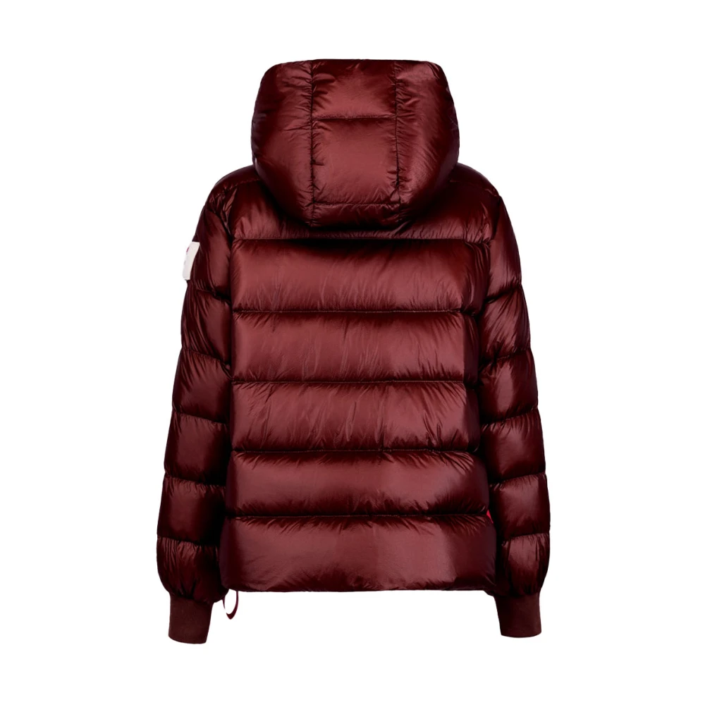 Afterlabel Lichtgewicht Nylon Parka Jas Brown Dames