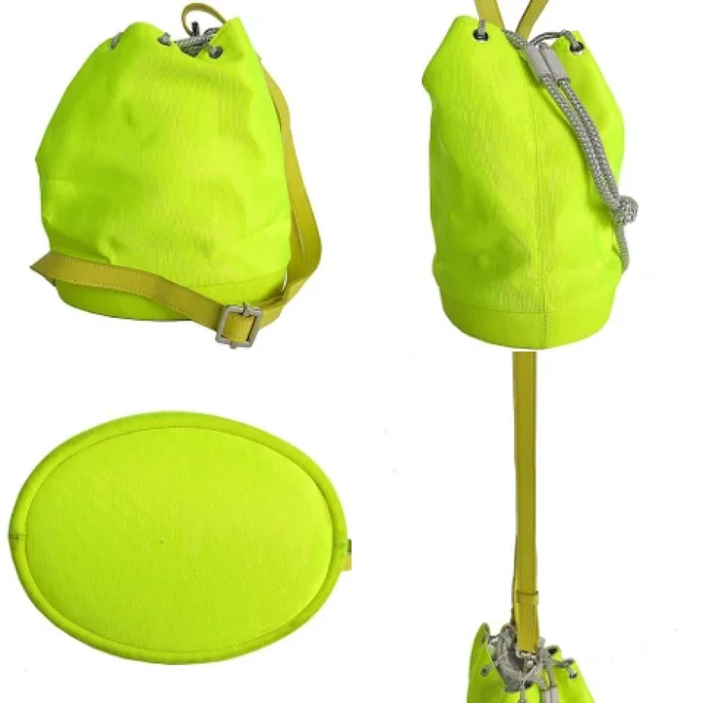 Dior Vintage Pre-owned Nylon dior-bags Yellow Dames