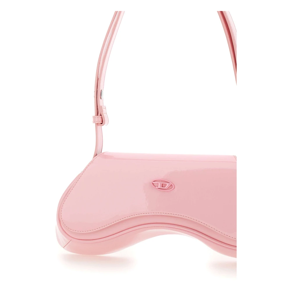 Diesel Roze Crossbody Schoudertas Pink Dames