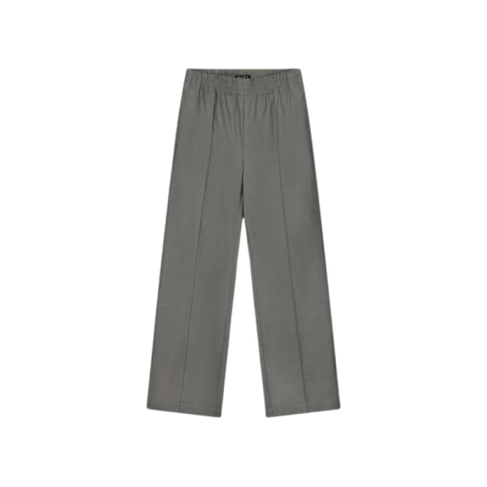 Olaf Hussein Elastische Pintuck Broek Gray Heren