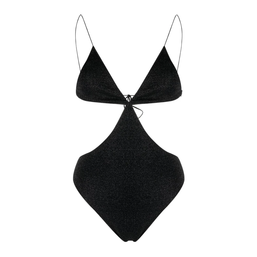 Oseree Lumiere Cut-Out Zwart Badpak Black Dames