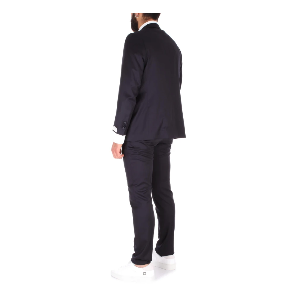 Tagliatore Single Breasted Suits Blue Heren