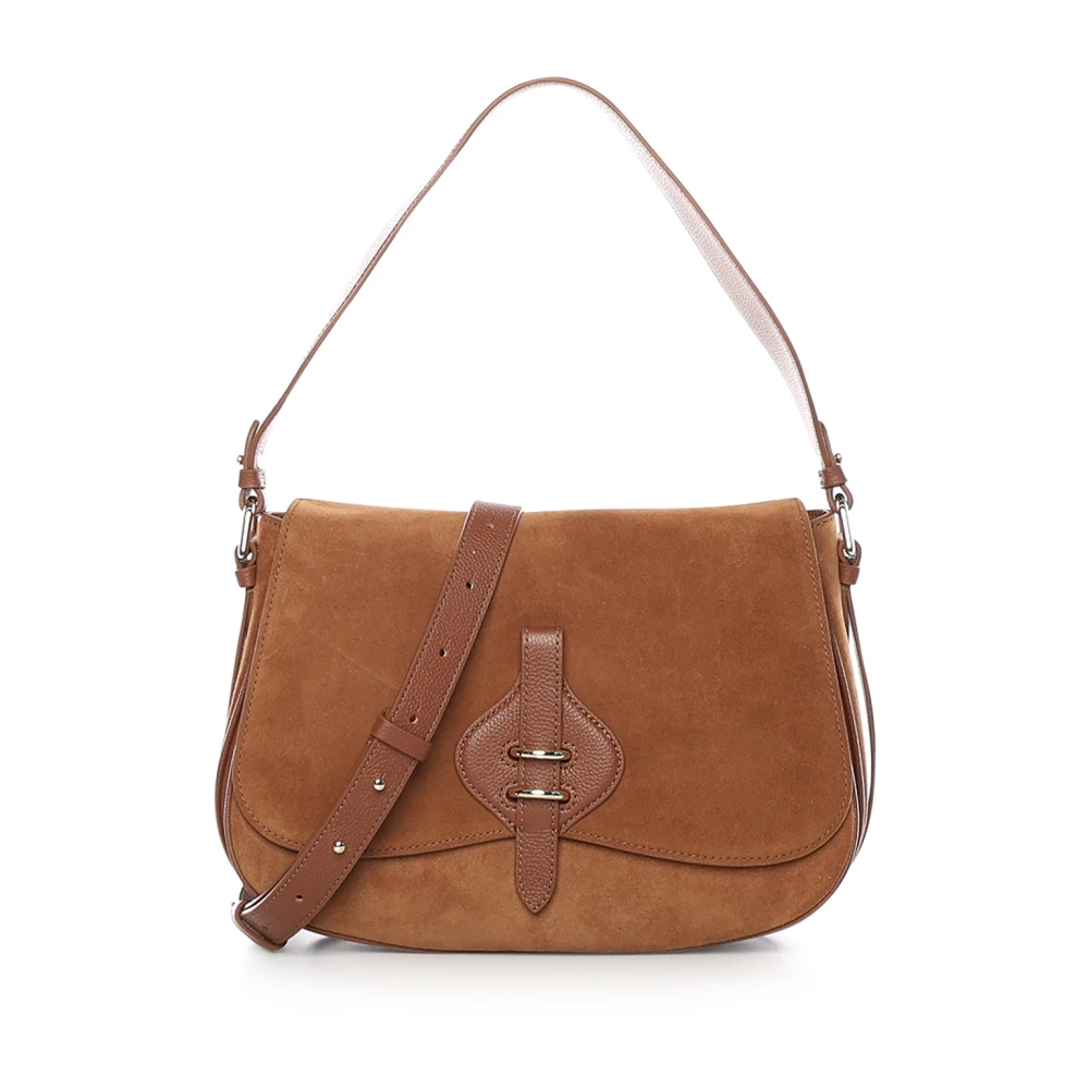 Coccinelle Brown Shoulder Bags, Female, One Size, Mavery Medium Bag