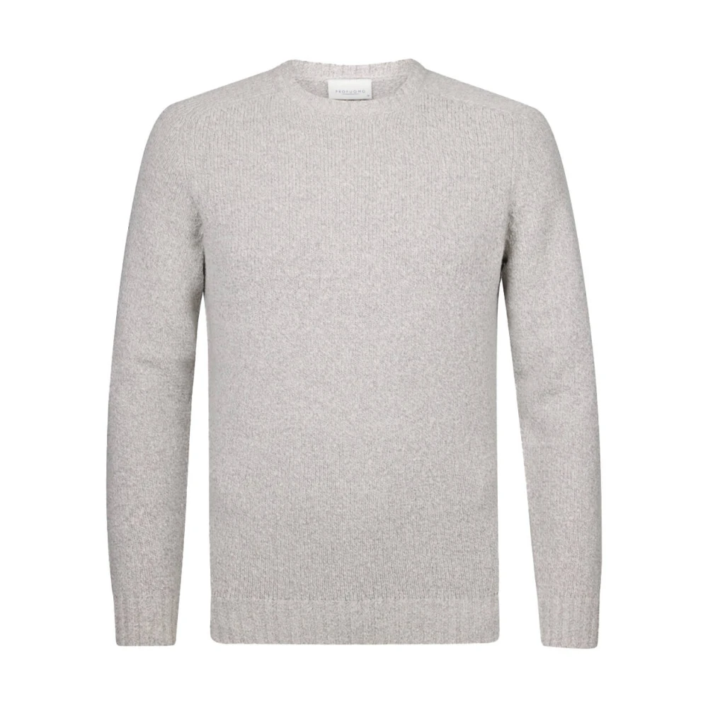 Profuomo Crew Neck Pullover in Grijs Gray Heren