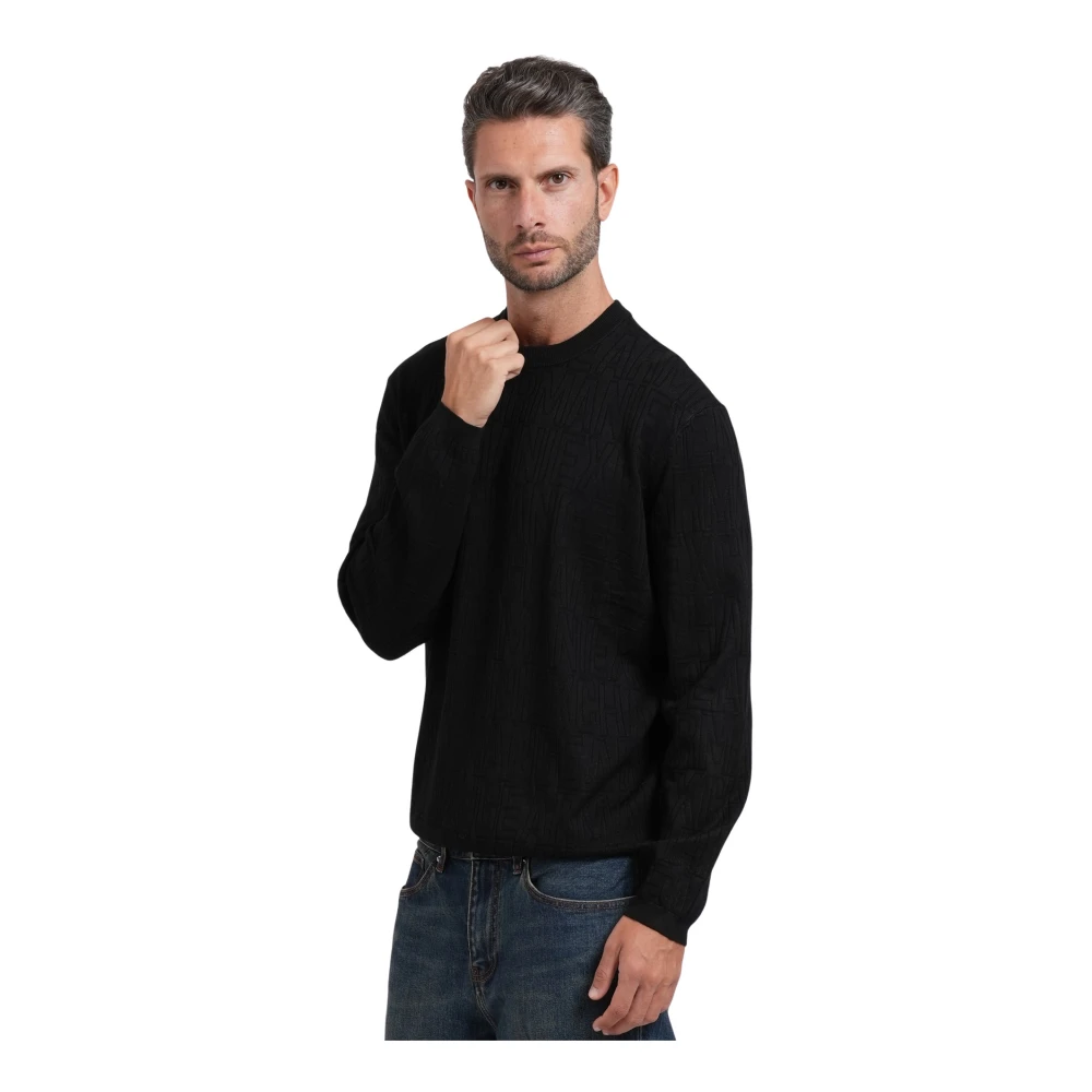 Armani Exchange Uomo Nero Uomini, Felpa + Maglione, Xm002986 Af10454, (Xxl) - Immagine 3