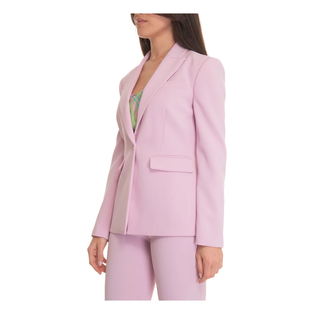 pinko Humanuaca Jacket with 1 button Pink Dames