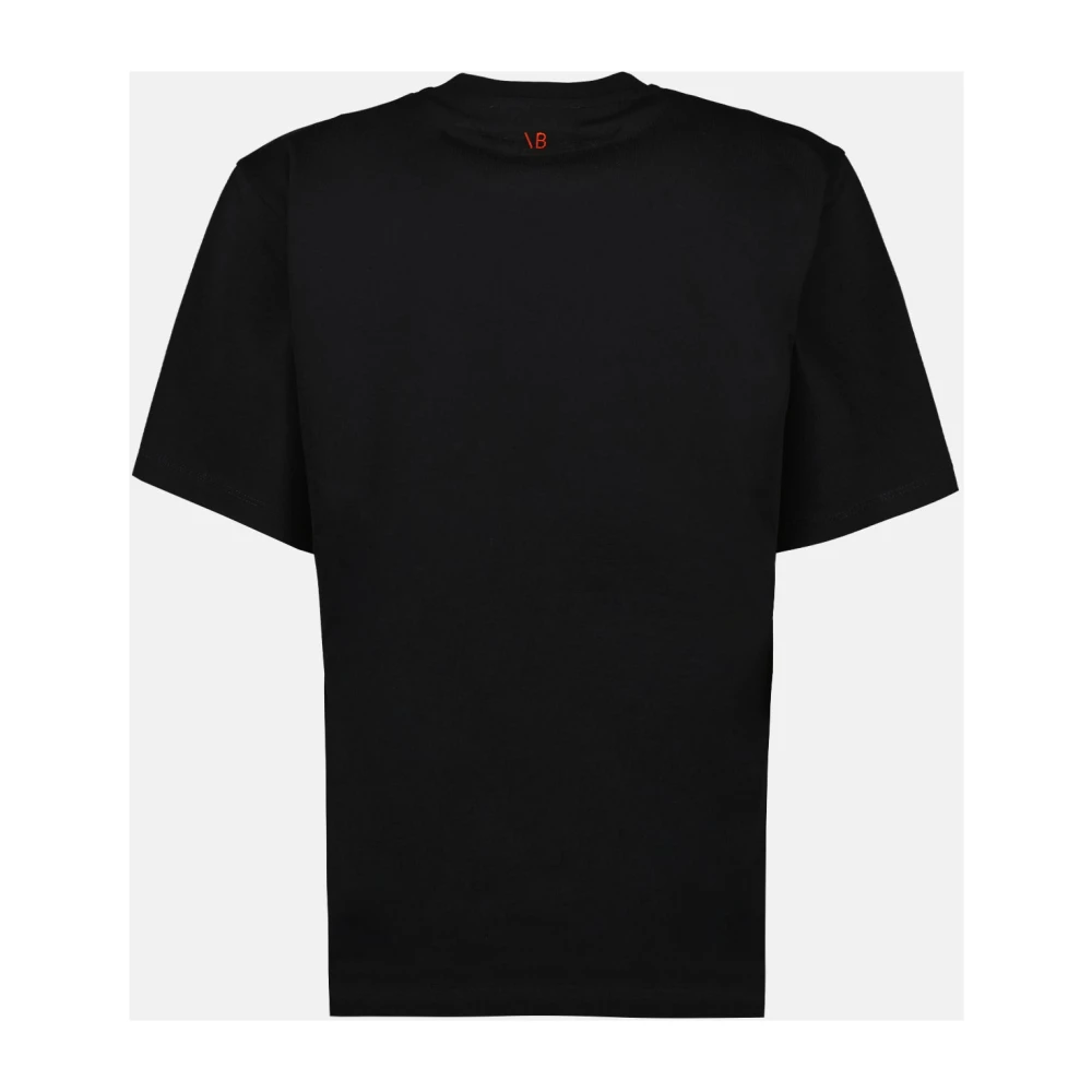 Victoria Beckham Lachende Binnenkant T-shirt Black Dames