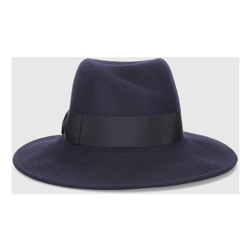 Borsalino Elegante wollen vilthoed Blue Dames