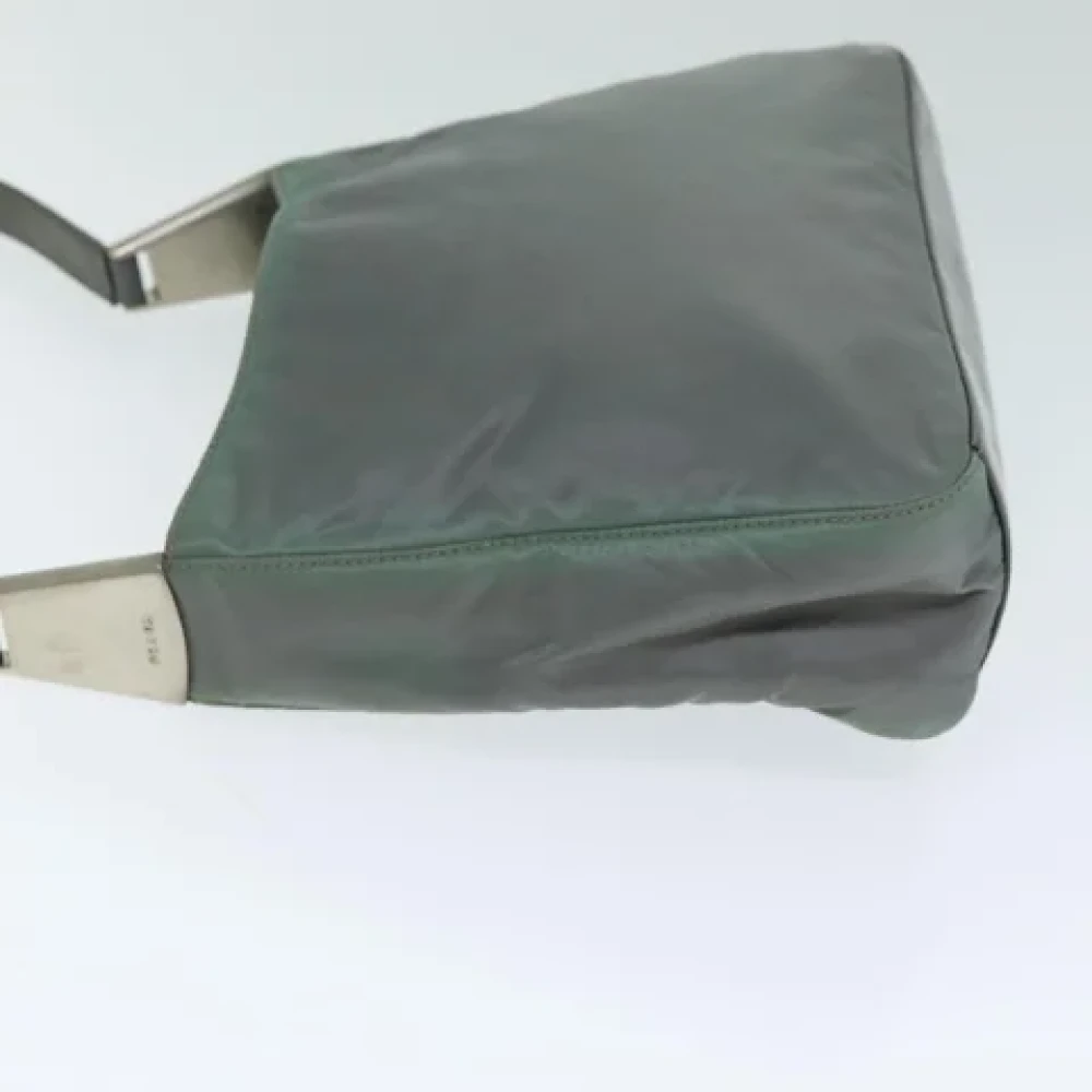 Prada Vintage Pre-owned Nylon prada-bags Gray Dames