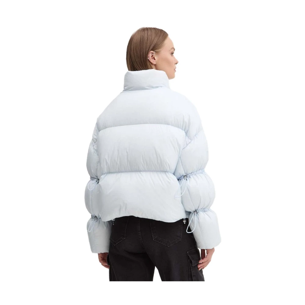 Moose Knuckles Blauwe Nylon Jas & Mantel Blue Dames