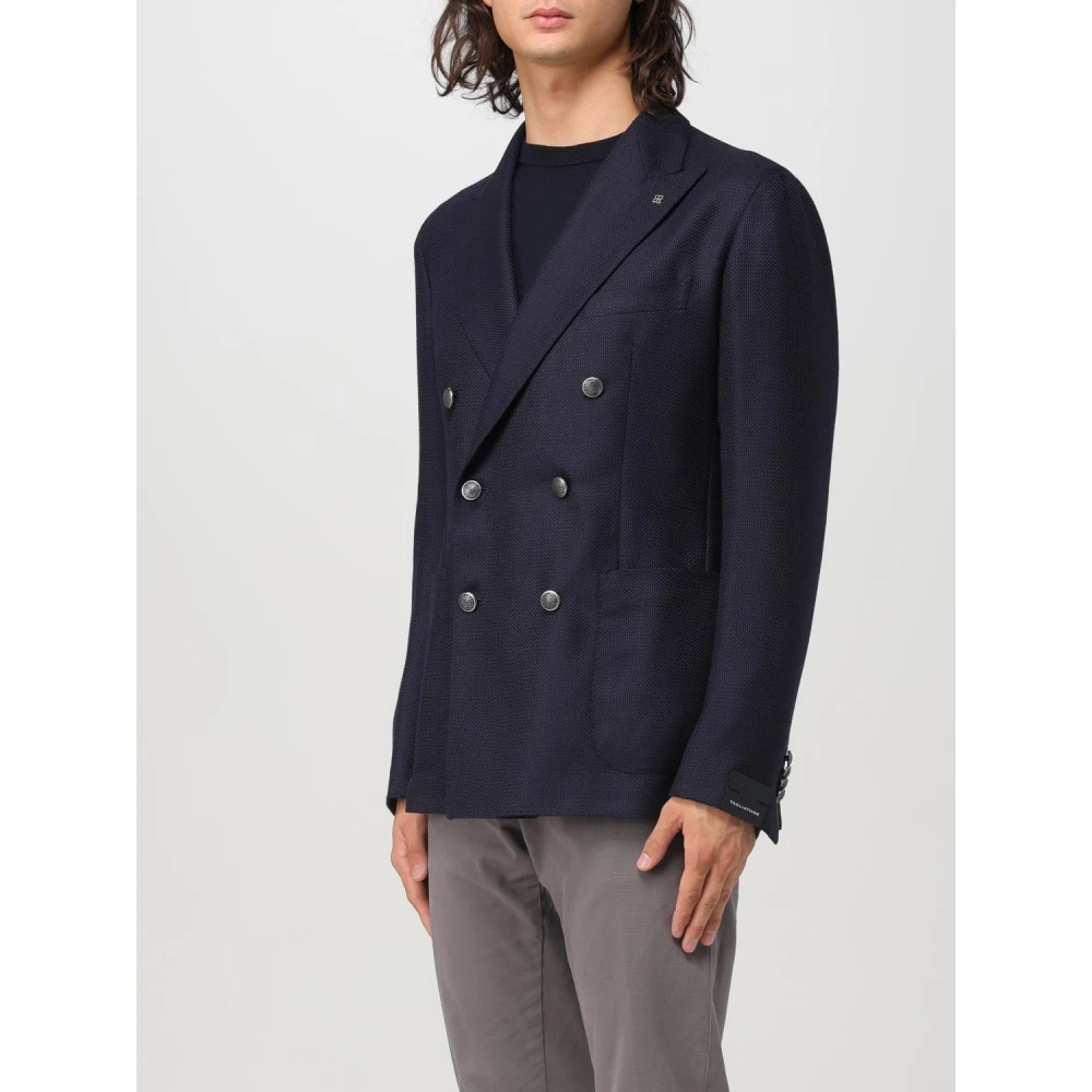 Tagliatore Dubbelbreasted jas Blue Heren