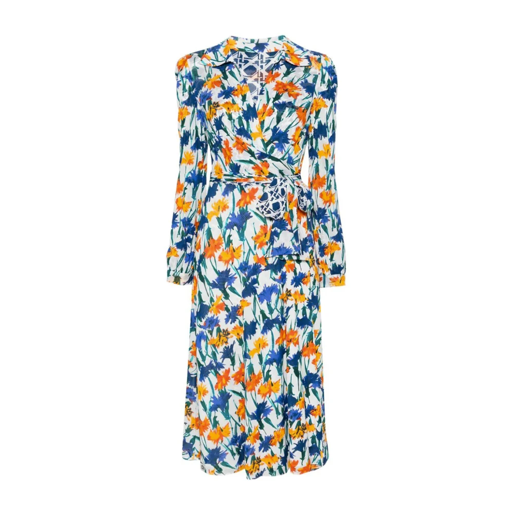 Diane Von Furstenberg Multicolor Midi Dresses, Female, S, Midi Dress