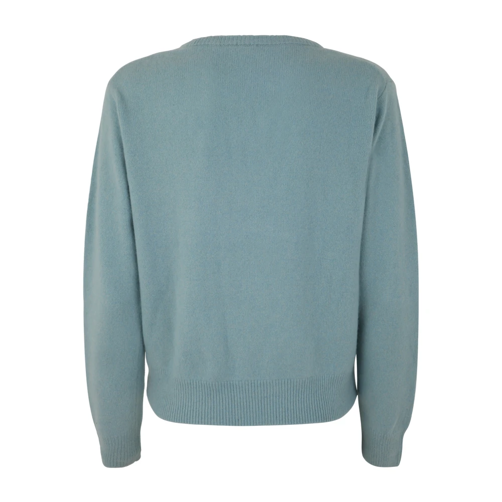 C.T.plage Lichtblauwe Crew Neck Sweater Blue Dames
