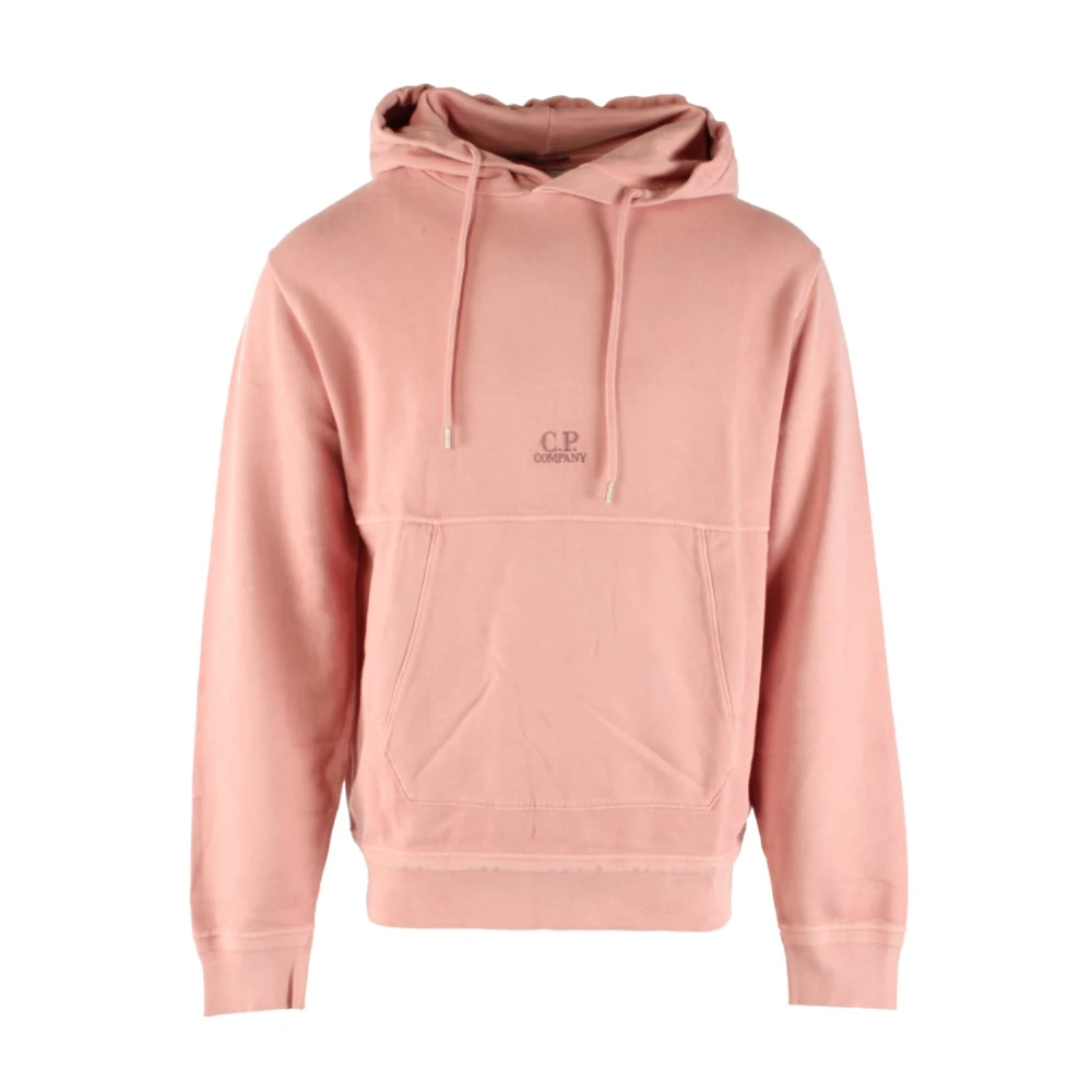 C.p. Company Men's Pink Cotton Fleece Jumper - Hoodies - 2XL - Sweatshirts & Hoodies