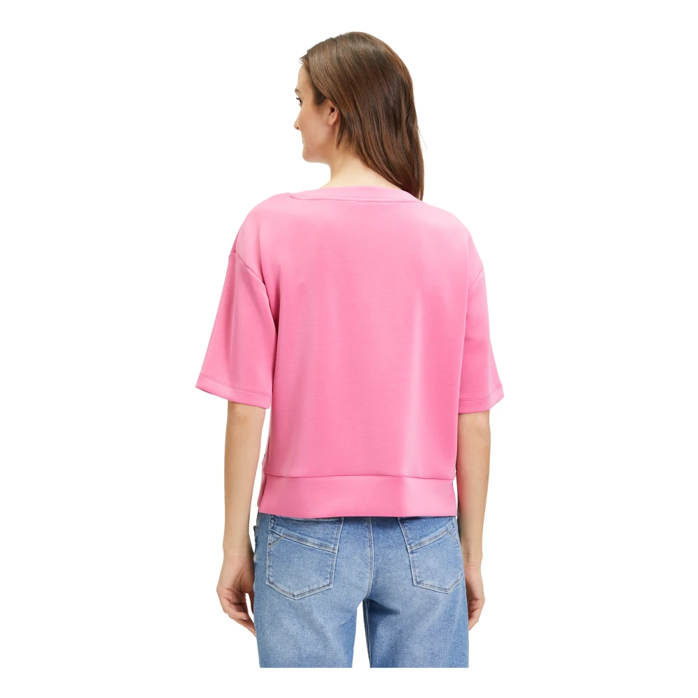 Betty & Co Kortemouw Sweater Pink Dames