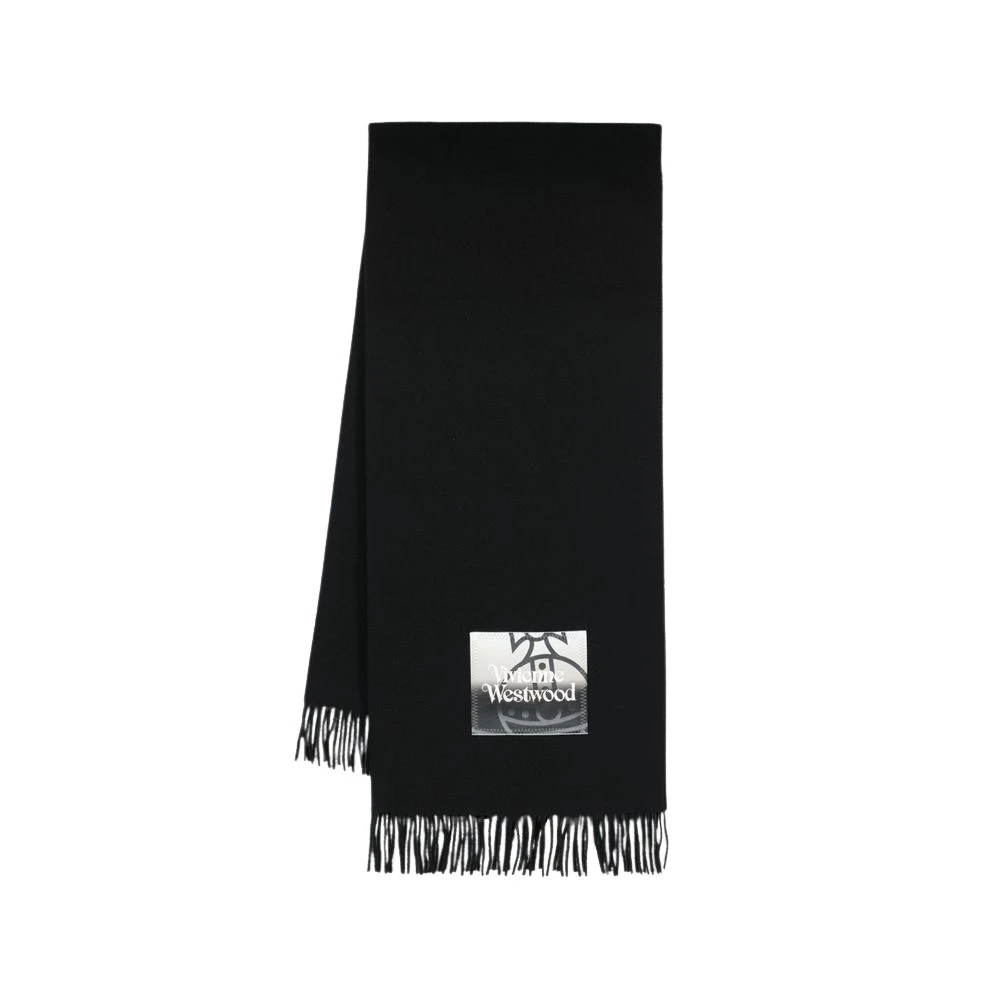 Vivienne Westwood Zwart Wollen Sjaal Black Dames