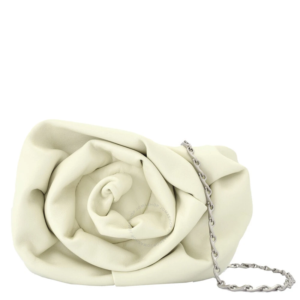 Burberry Stijlvolle Leren Tas voor Vrouwen White Dames