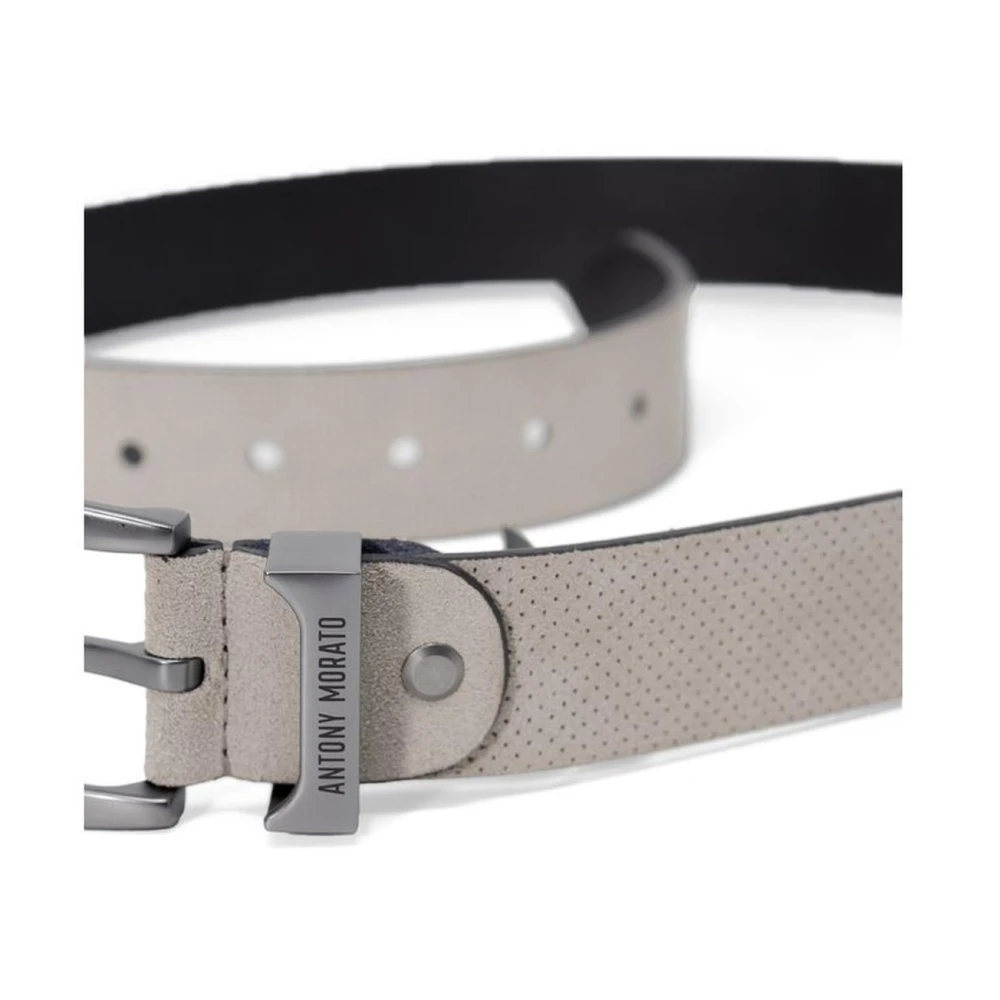 Antony Morato Stijlvolle Leren Riem Collectie White Heren