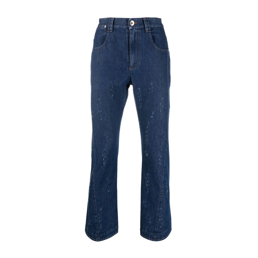 Opening Ceremony Men's Blue Straight Fit Jeans, W33, Straight Denim Jeans