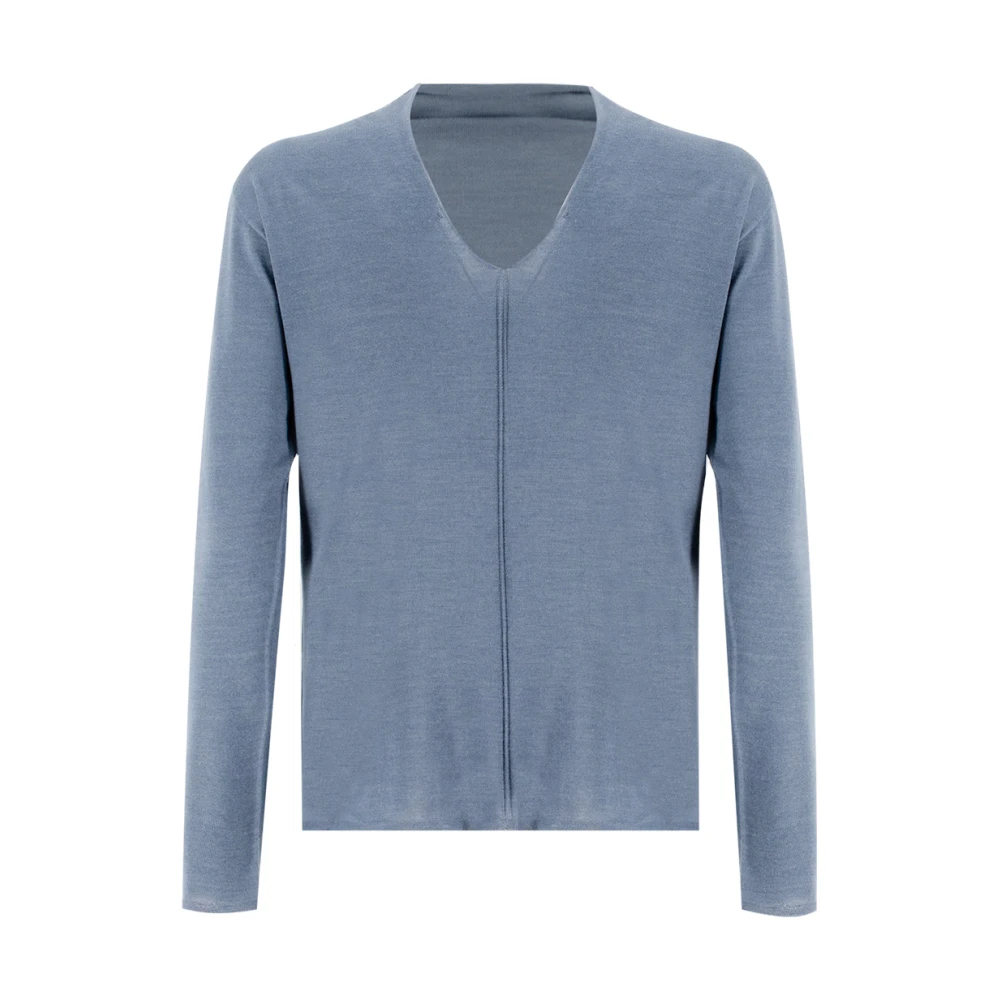 Fabiana Filippi Elegant Cashmere Silk Sweater Blue Dames