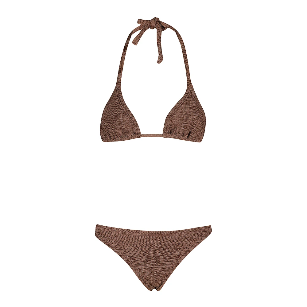 Hunza G Stijlvolle Bikini Set voor Vrouwen Brown Dames