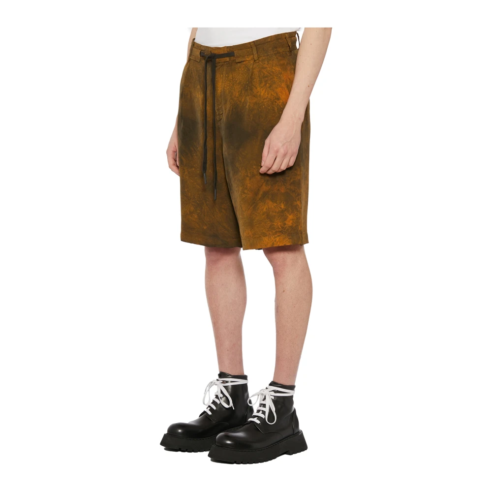 Andrea Ya aqov Viscose Bermuda Shorts Multicolor Heren