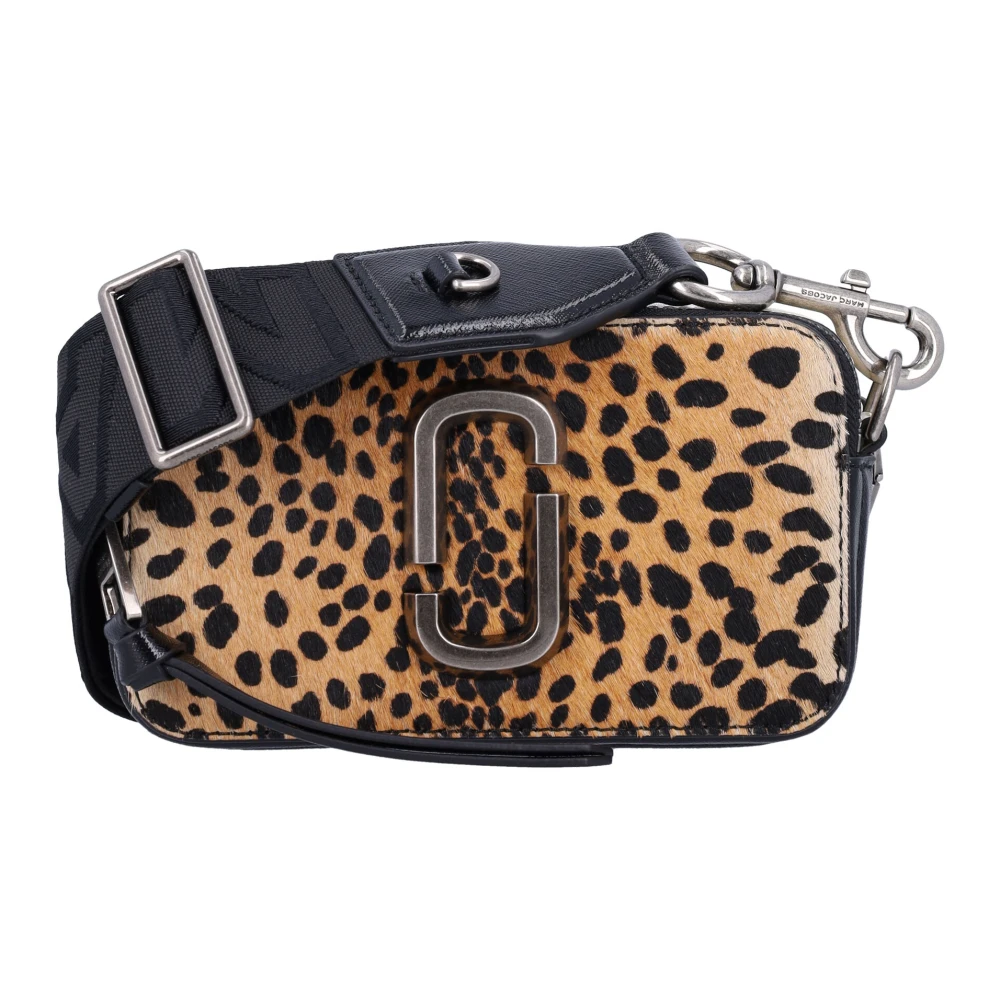 Marc Jacobs Cheetah Haircalf Handtas Zwart Multicolor Dames
